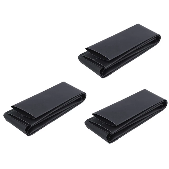 3X3X 35 mm Durchmesser 1 M Polyolefin Hitze Schrumpfschlauch - Schwarz M2N4