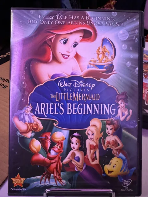 Walt Disney The Little Mermaid Ariel’s Beginning DVD With FastPlay