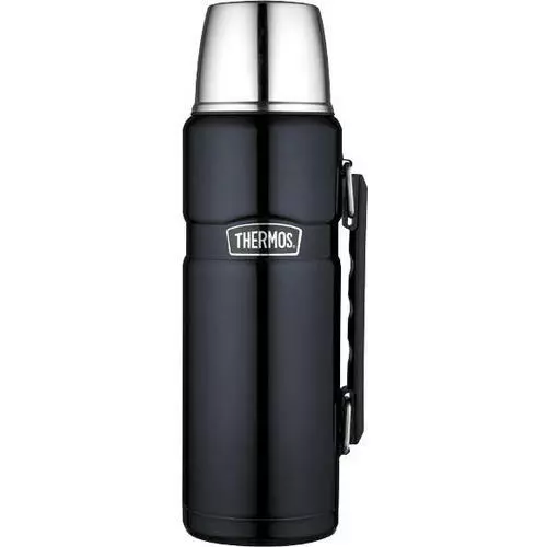 New THERMOS Stainless King S/Steel Vacuum Insulated Flask 1.2 Litre Genuine