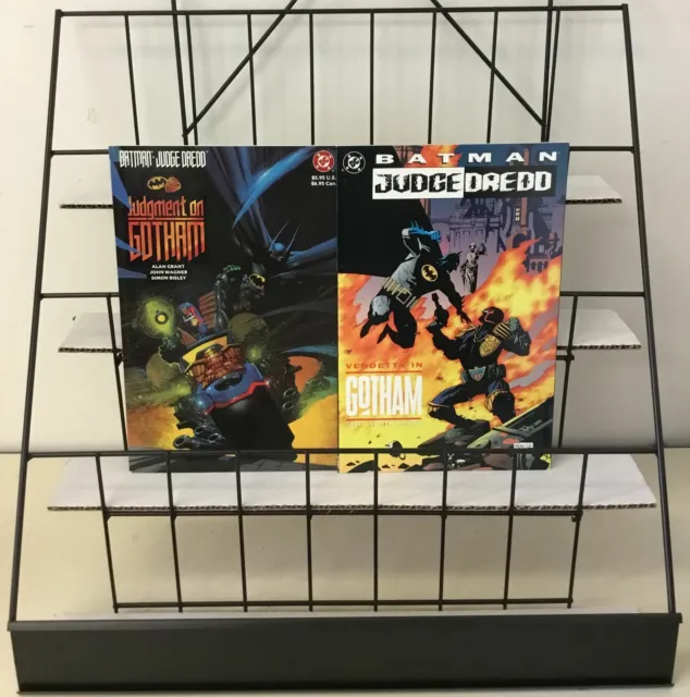 Batman/Judge Dredd One-Shots 1 2 DC 1991 Complete Set 1-2 VF/NM