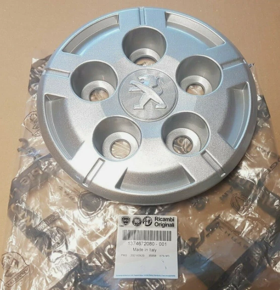 Enjoliveur De Roue Original Citroën Jumper III 15 Pouces - Réf. 1611985180, Couleur Argentée, Neuf