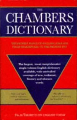 The Chambers Dictionary Hardback Book The Cheap Fast Free Post