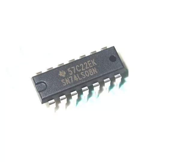 10Pcs Sn74Ls08N 74Ls08 Ti Ic Gate And 4Ch 2-Inp 14-Dip New