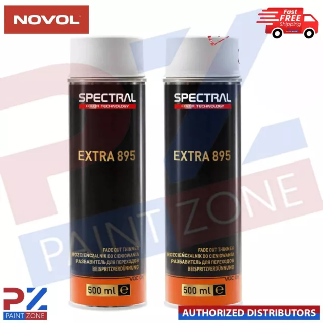 2 X Novol Spectral Extra 895 Fade Out Aerosol 500Ml - Blending Thinner