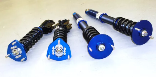Fits Nissan 1995-1998 240SX S14 Full Coilover Suspension lower kits BLUE