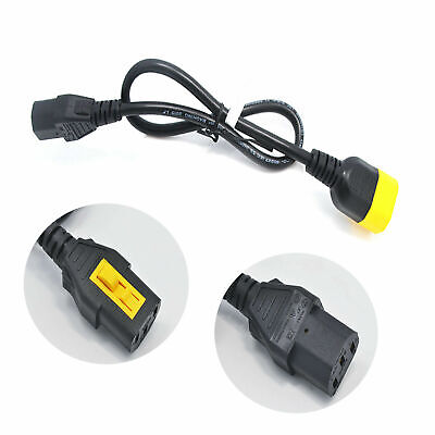 Per APC AP8000 SERIE AP8702S-WW Cavo Di Alimentazione Cavo Di Bloccaggio C 13 a C14 0.6 Metro 