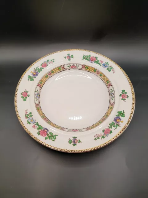 Booths Silicon China England Painted Plate. Floral. 8".