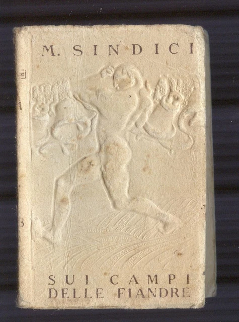 Prima guerra mondiale,SINDICI Magda“SUI CAMPI DELLE FIANDRE”Milano 1919 Ist.Ed.I