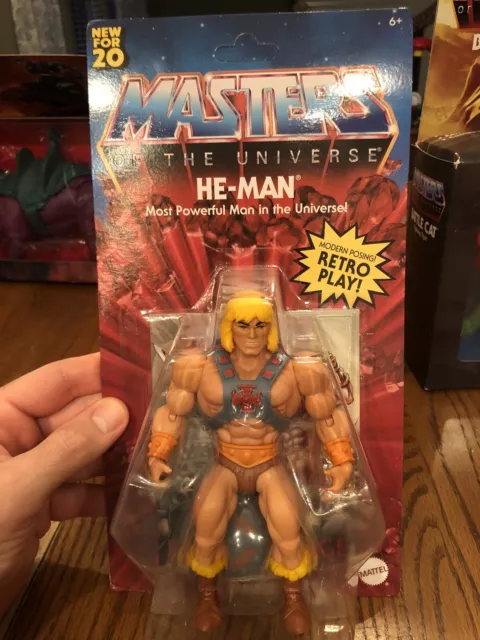 Masters of the Universe Origins He-Man 5.5" Action Figure MOTU 2020 Retro New