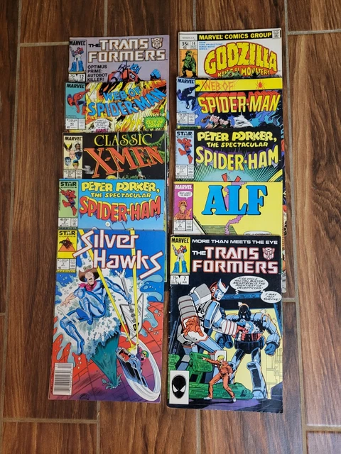 Vintage Comic Book Lot Of 10 Various (See Description) Marvel Star Lot E