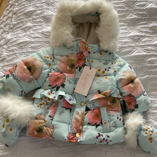 Ted Baker cappotto bambino 0-3 falene nuovo con etichette
