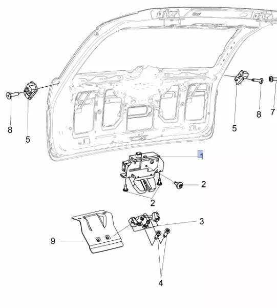 Genuine Holden New Tailgate Lock Actuator suits Holden VE Commodore MY12.5 on