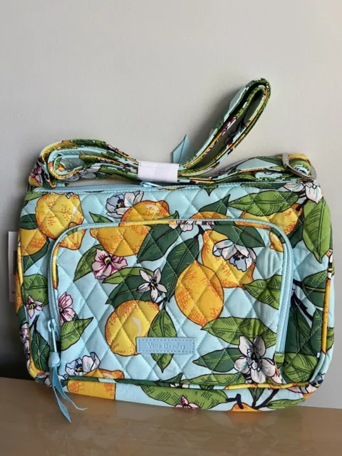 New! Vera Bradley RFID Little HIPSTER ~ Crossbody Bag ~ Lemon Grove