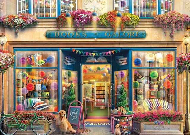 - Shop Windows - Books Galore - 1000 Piece Jigsaw Puzzle