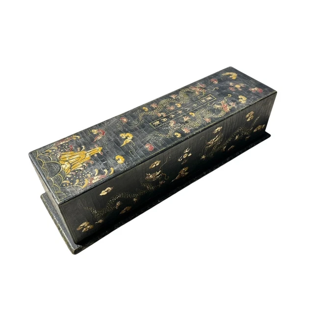 Boite de rangement Creotime boîte décorative en bois avec couvercle