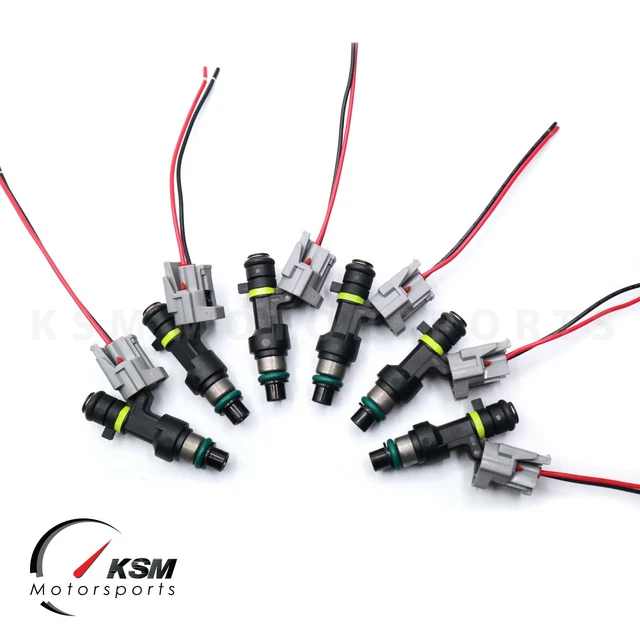 6 1200CC Fuel Injectors for NISSAN NISMO SKYLINE R34 RB25DET NEO DENSO ER34 E85 6 1200CC Fuel Injectors for NISSAN NISMO SKYLINE R34 RB25DET NEO DENSO ER34 E85