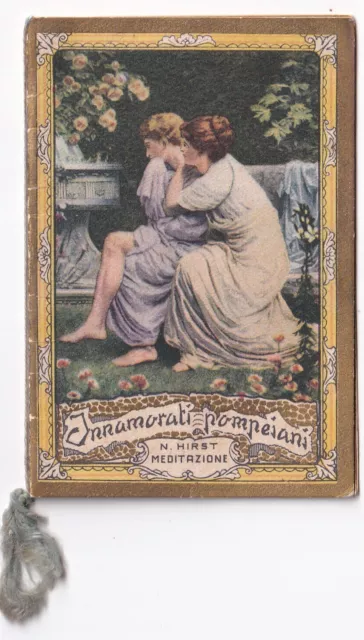 P00700 - Calendarietto Da Barbiere - Innamorati Pompeiani - P. Armerina - 1948