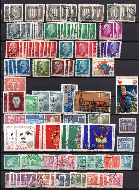 Lot de Timbres d' ALLEMAGNE de l'Est