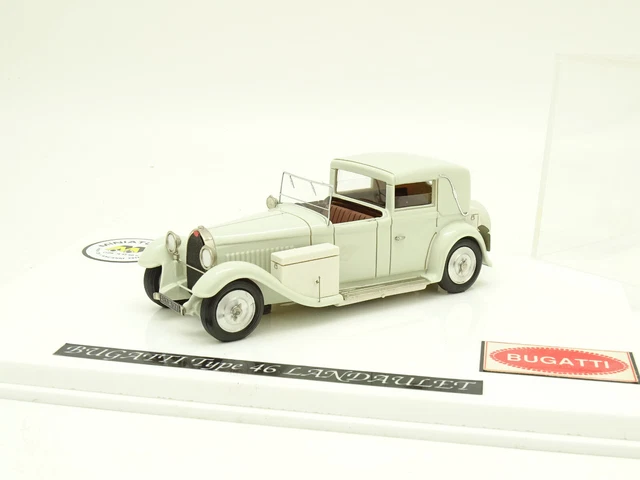 heco modèles 1/43 pour miniature Lyon bugatti T 46 noir
