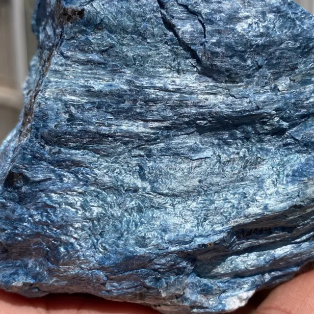 424g Large Rare Dumortierite Blue Gemstone Crystal Rough Specimen Madagascar 2