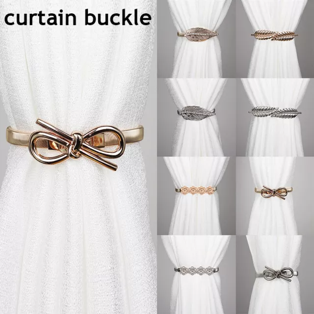 Métal Boucle Embrasse Rideau Retenues Rideaux & Voiles - Non Magnétique Clip ✿