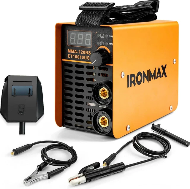 SOLDADORA Maquina Para SOLDAR Planta De Soldador 110V /220V Portaelectrodos Mini