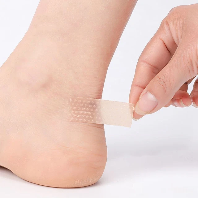 Pegatinas de gel de silicona con vendaje para el talón del pie cinta antidesgaste herramienta para el cuidado de la piel del pie