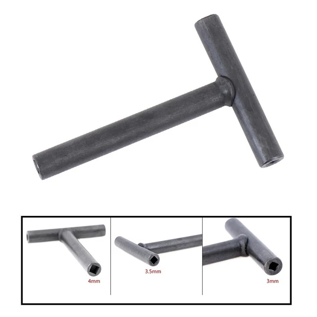 2022 Nueva Llave T-Spanner Parte Herramienta Gris Hexágono Metal Reparación Válvula Tornillo