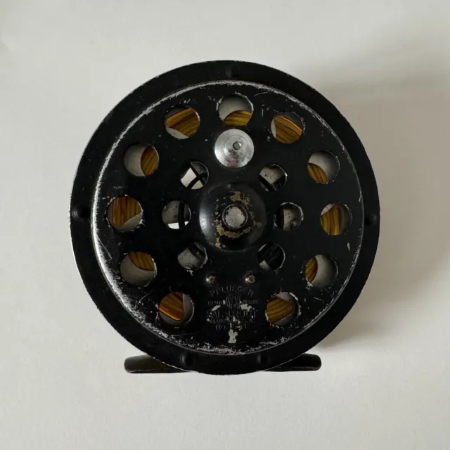 VINTAGE PFLUEGER Sal-Trout NO. 1554 Fly Fishing Reel with Fly Fishing Line  $25.00 - PicClick