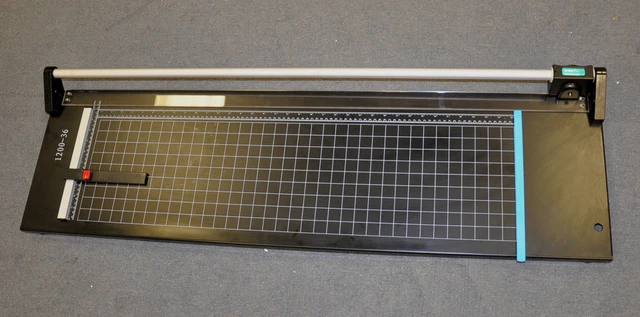 Metal 24" Manual Rotary Paper Trimmer CutterHard Steel Cuts Photo Poster Copper