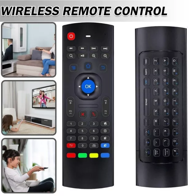 2.4 GHz Wireless Keyboard Remote Control Mini Air Mouse For Android TV Box PC AU