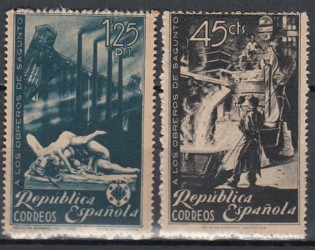 Espagne II République 1938 Edifil 773/4 MNH