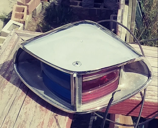 😍60s boat  light big heavy Antique  Nice 😁🐟😎🌎