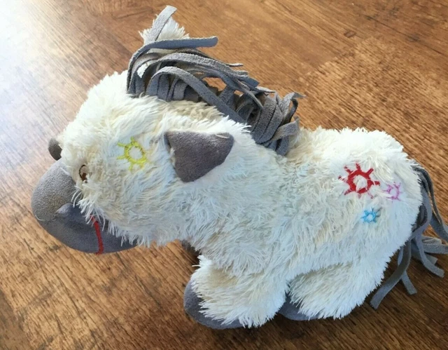 Happy Horse Grey And White Horse 7.5" Soft Toy