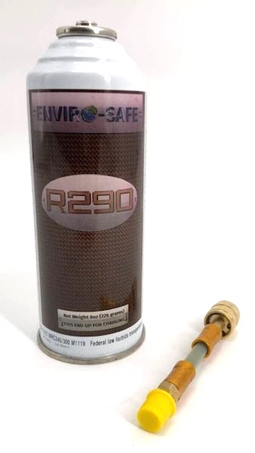 Enviro-Safe R290 Refrigerant 8 oz can & Proseal Mini Direct Inject