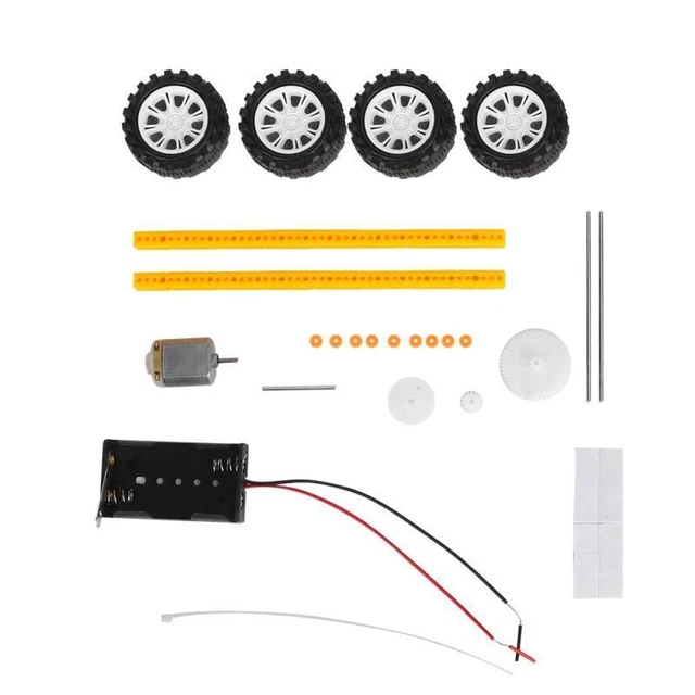 DIY ELECTRIC GEAR Drive Car Kit Educational Science Gift for Kids £5.84
