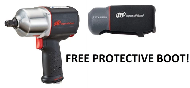 Ingersoll Rand IRT 2135QXPA 1/2" Drive Quiet Impact Wrench Gun With Free Boot!