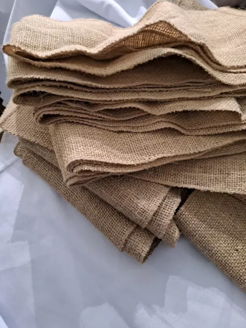 10 X Hessian Chair Sashes Wedding Engagement Venue Decoration