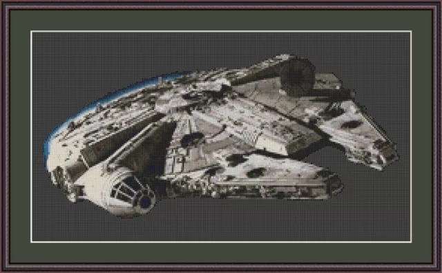 Star Wars Millennium Falcon Cross Stitch Kit