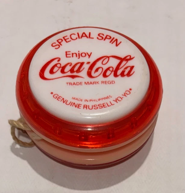 GENUINE VINTAGE RUSSELL Coca Cola Special Spin Yoyo Yo-Yo Yo