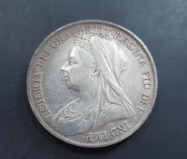 1899 LXII Queen Victoria Silver Crown