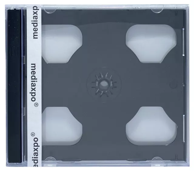 STANDARD Black Double CD Jewel Case Lot 2