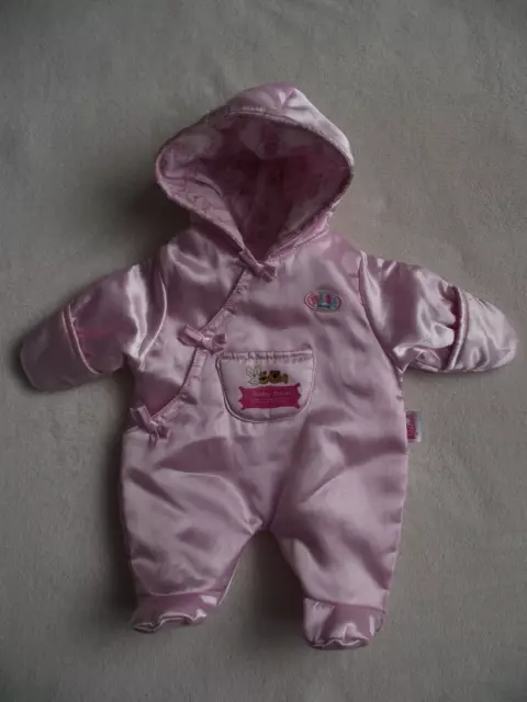 Zapf Creation Baby Born Pink Snowsuit For 43Cm Doll