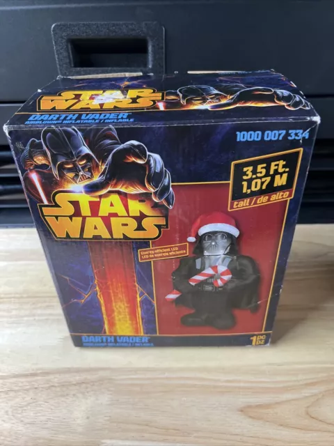 Gemmy Star Wars Darth Vader Airblown Inflatable 3.5 ft. With Candy Cane