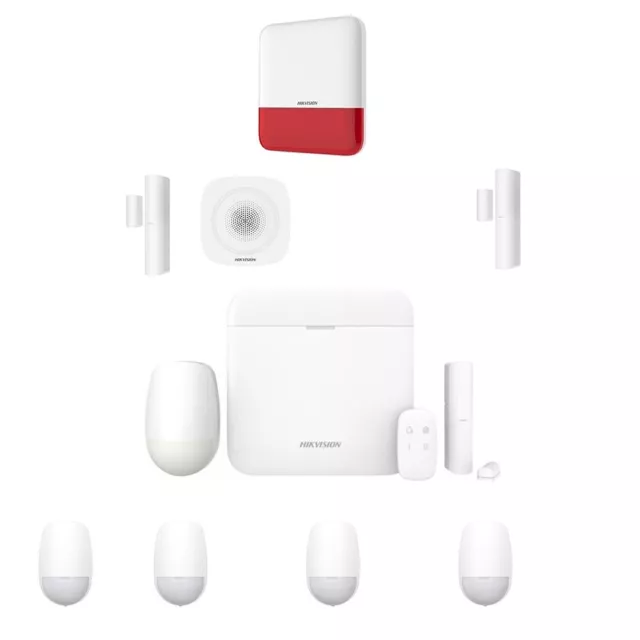 Antifurto Allarme Ax Pro Hikvision Casa Kit Combinatore Gsm Wireless Senza Fili