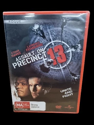 Assault On Precinct 13 Thirteen DVD Movie Film VGC Free Post R4 PAL G14