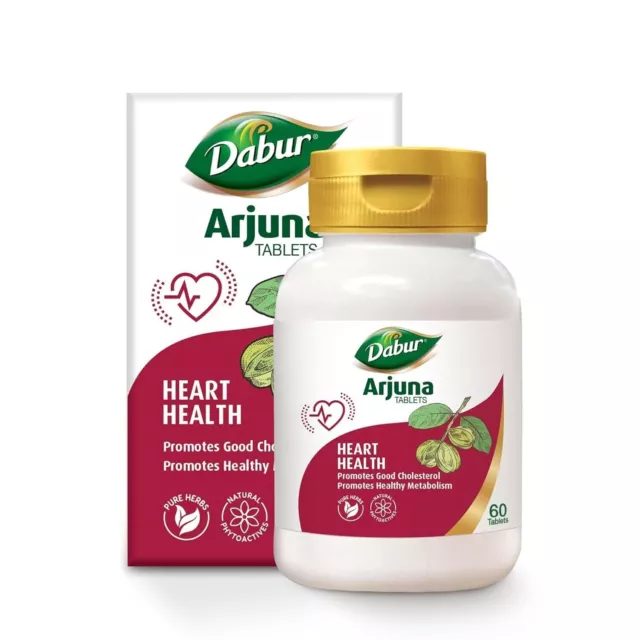DABUR Arjuna Tablets 60 compresse Promuove la salute del cuore Gestisce il...