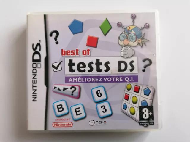 BEST OF TESTS Améliorez votre Q.I. Jeu Nintendo DS COMPLET avec boîte et notice
