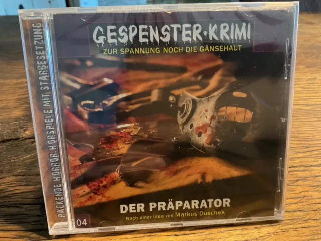 Hörspiel CD Gespenster-Krimi 4 Der Präparator ovp/neu Horror/Grusel
