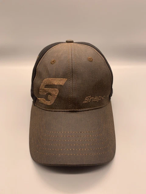 Snap on Tools Hat Cap Adjustable Strap Back Brown Black K Products Mens Adult